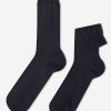 Men’s Lisle Thread Short Socks