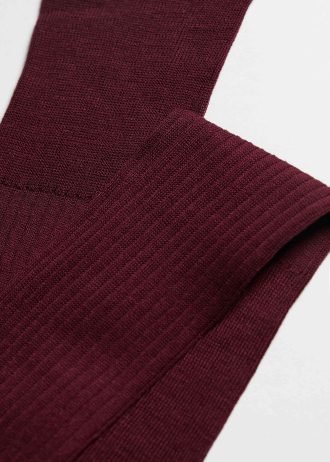 Men’s Long Ribbed Lisle Thread Socks