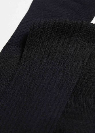 Men’s Long Ribbed Lisle Thread Socks
