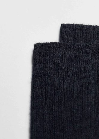 Men’s Long Ribbed Socks with Wool and Cashmere