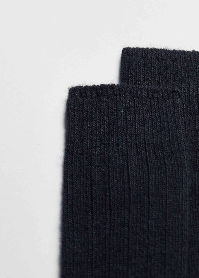 Men’s Long Ribbed Socks with Wool and Cashmere