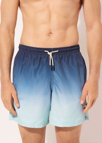 Men’s Patterned Boxer Swim Shorts Formentera
