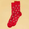 Men’s Patterned Short Socks