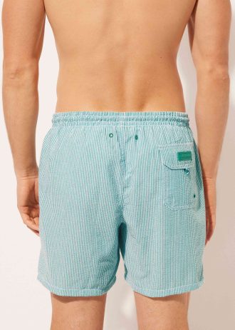 Men’s Striped Boxer Swim Shorts Formentera