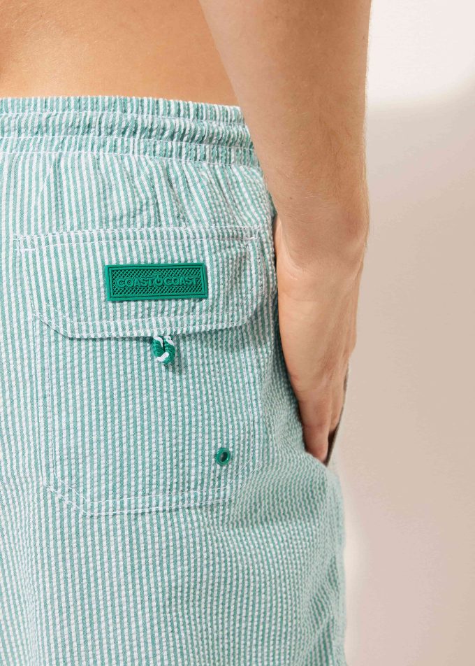 Men’s Striped Boxer Swim Shorts Formentera