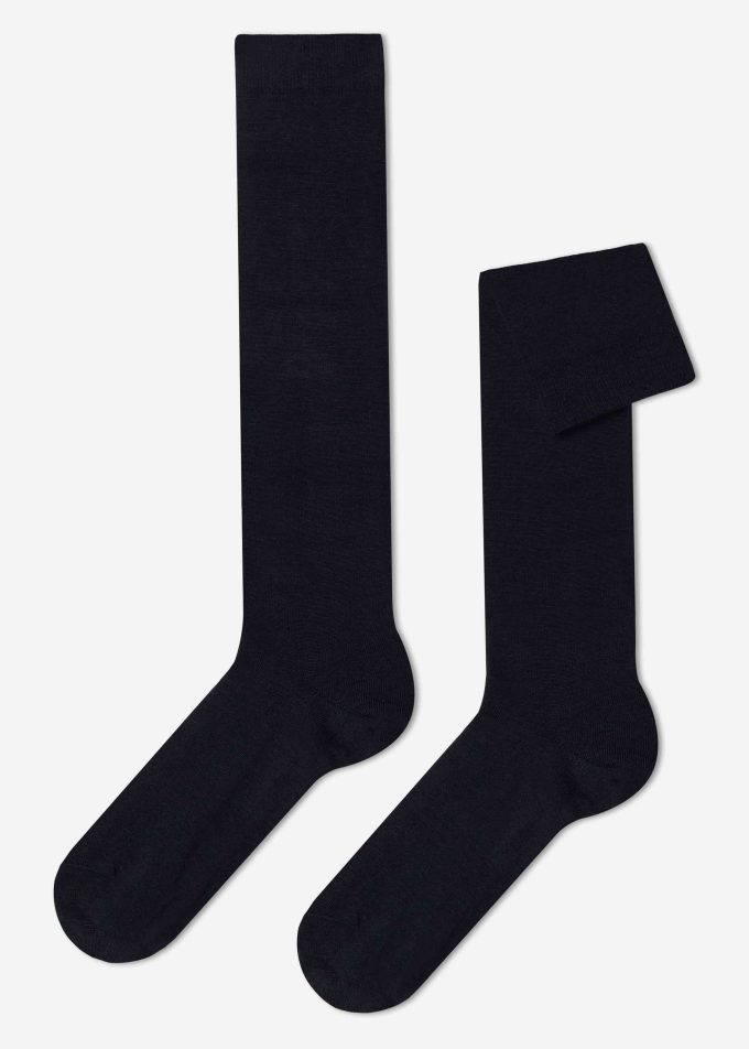 Men’s Wool and Cotton Long Socks