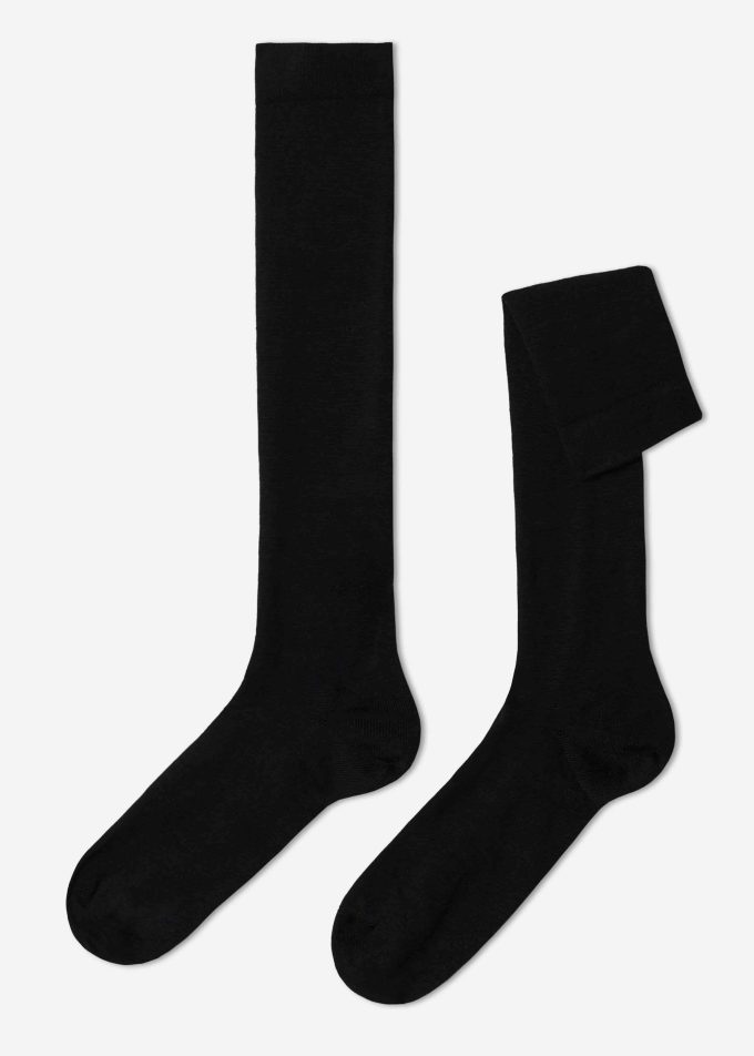 Men’s Wool and Cotton Long Socks
