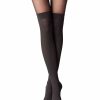 Mock over the Knee Ribbed Tights