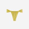 Narrow Tie Brazilian Bikini Bottoms Shiny Satin