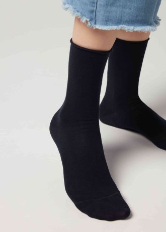Non-Elastic Cotton Ankle Socks