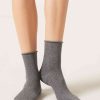 Non-Elastic Cotton Ankle Socks
