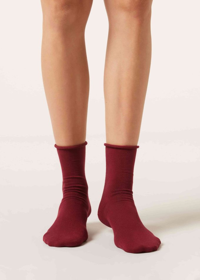 Non-Elastic Cotton Ankle Socks