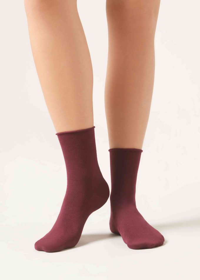 Non-Elastic Cotton Ankle Socks