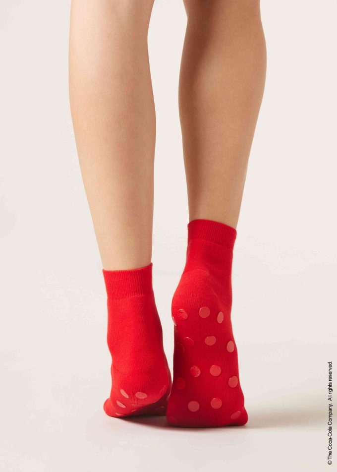 Non-Slip Coca-Cola Socks