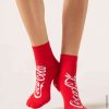 Non-Slip Coca-Cola Socks