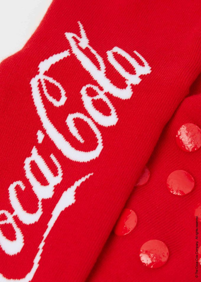 Non-Slip Coca-Cola Socks
