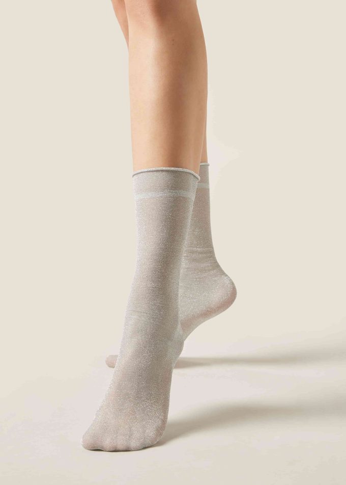 Opaque Glitter Socks Opaque Glitter Socks