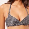 Padded Triangle Bikini Top Black Dots Padded Triangle Bikini Top Black Dots