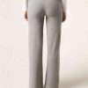 Palazzo Trousers with Cashmere