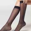 Patterned knee-high socks