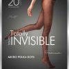 Polka Dot 20 Denier Invisible Sheer Tights