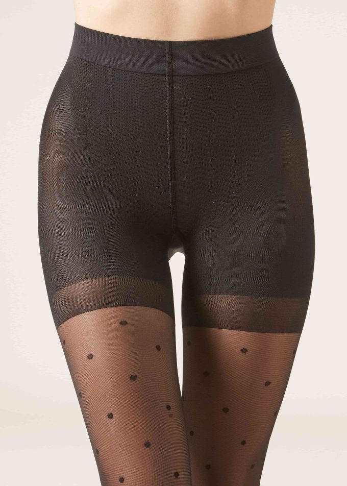 Polka Dot Total Shaper Tights Polka Dot Total Shaper Tights