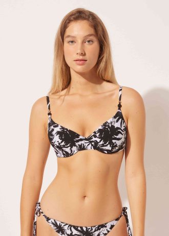 Push-Up Bikini Top Palms
