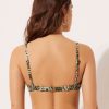 Push-Up Bikini Top Tropical Animalier