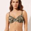 Push-Up Bikini Top Tropical Animalier