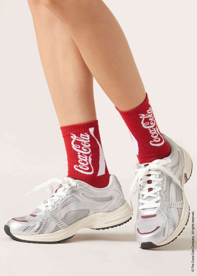 Red Coca-Cola Socks