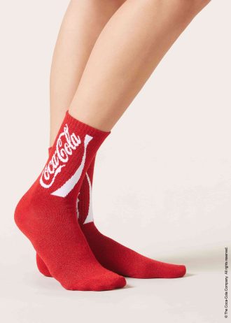 Red Coca-Cola Socks