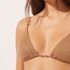 Removable Padding Triangle Bikini Top Golden Gleam