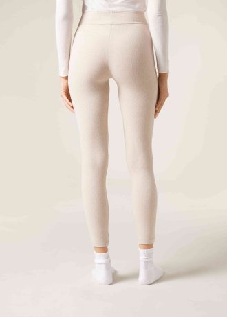 Ribbed Leggings with Cashmere