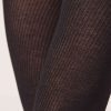 Ribbed Tights with Cashmere