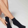 Seamless Short Socks with Cashmere