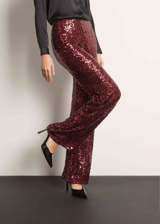 Sequin Palazzo Trousers