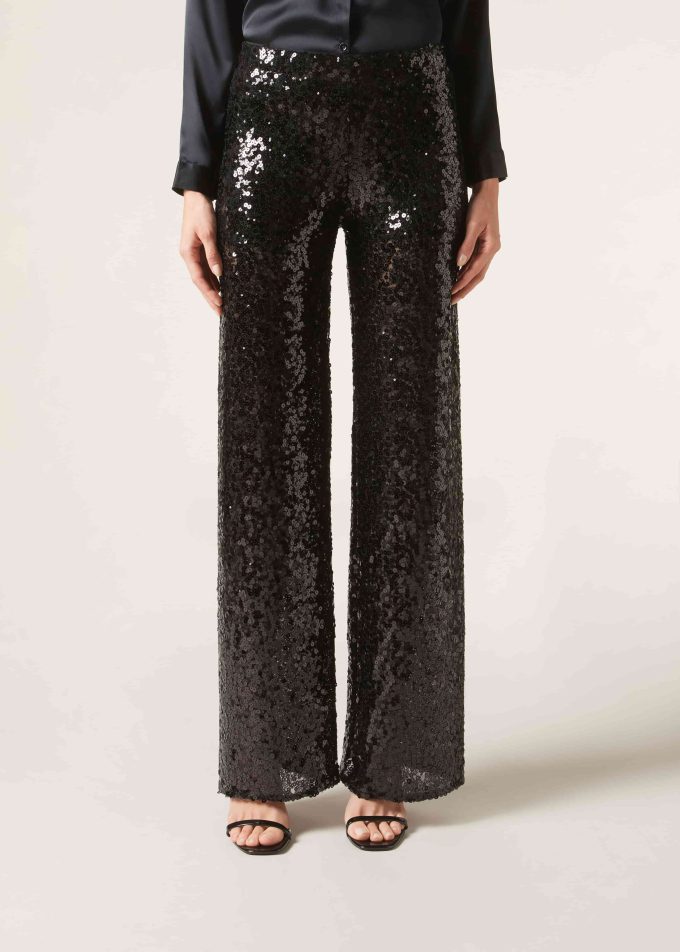Sequin Palazzo Trousers