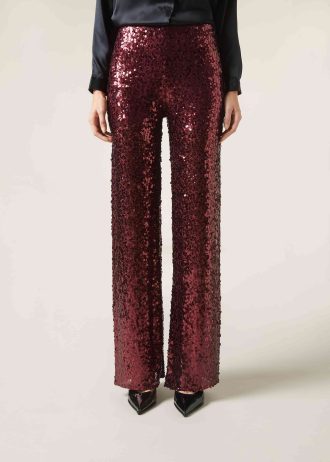 Sequin Palazzo Trousers
