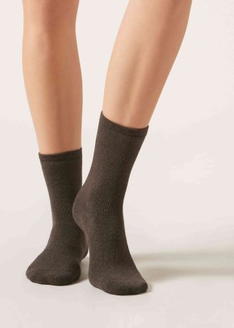 Short Cotton Thermal Socks