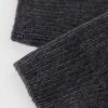 Short Ribbed Socks with Wool and Cashmere