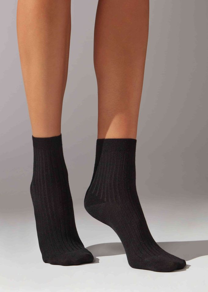 Short Socks with Cashmere