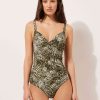 Slimming Swimsuit Tropical Animalier