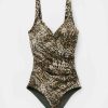 Slimming Swimsuit Tropical Animalier