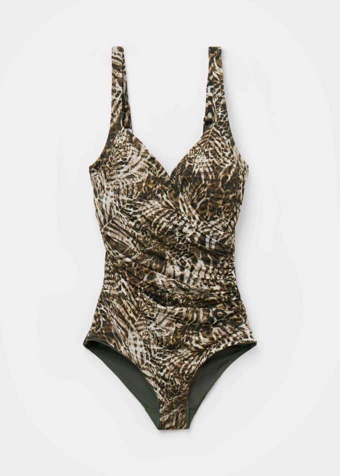 Slimming Swimsuit Tropical Animalier