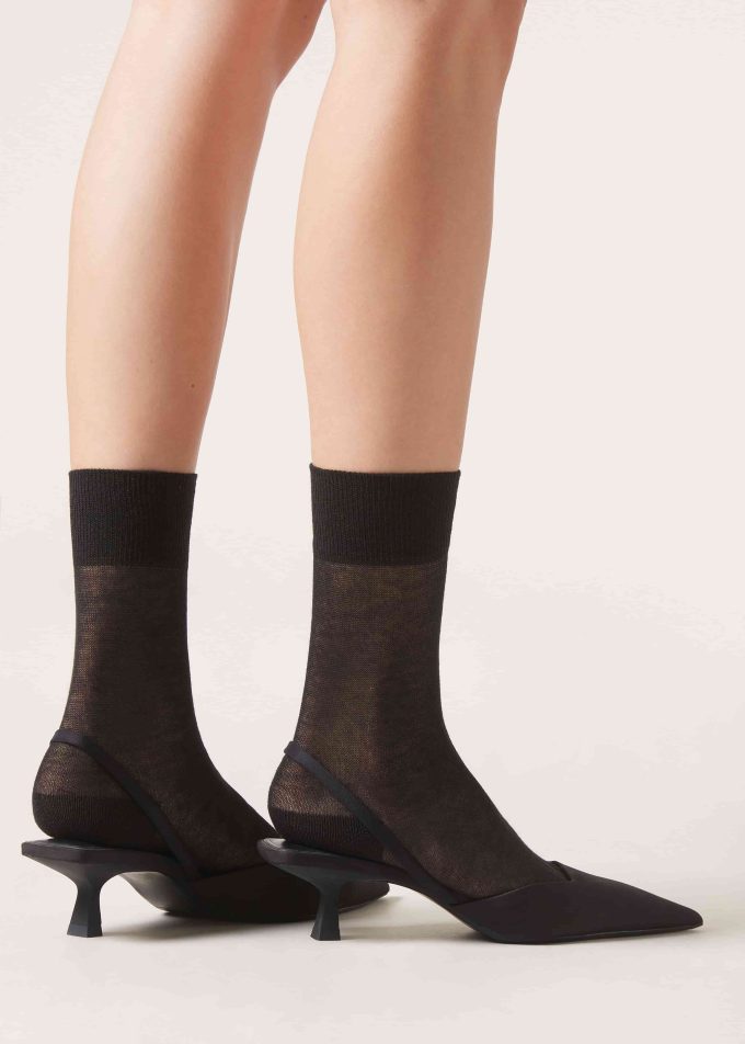 Socks with Brushed Wool