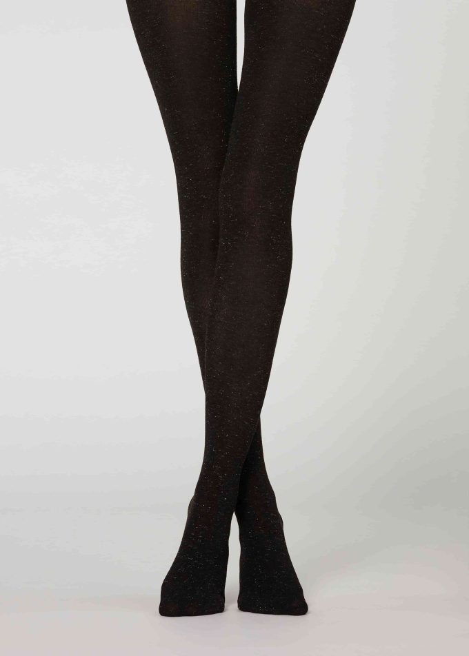 Soft Glitter Opaque Tights
