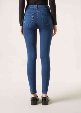 Soft Touch High-Waist Skinny Push-up Jeans