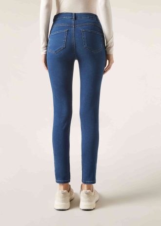 Soft Touch High-Waist Skinny Push-up Jeans