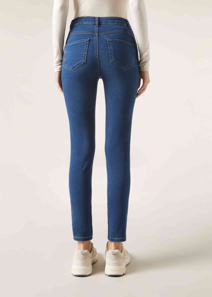 Soft Touch High-Waist Skinny Push-up Jeans