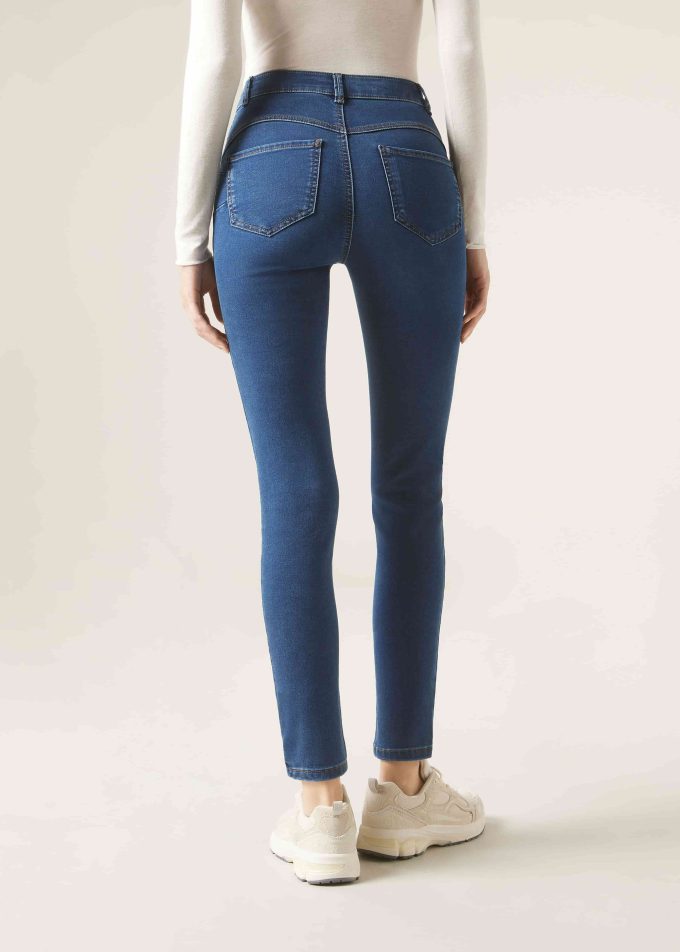 Soft Touch High-Waist Skinny Push-up Jeans
